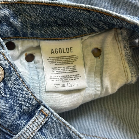 AGOLDE Wilder Mid Rise Comfort Straight Cascadia
Sz 27 A156C-1255 Organic Cotton - Picture 5 of 8